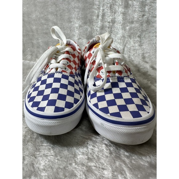 Vans Era Tri Checkerboard Multi Color Skate Sneakers Shoes Youth 4 - Picture 8 of 16